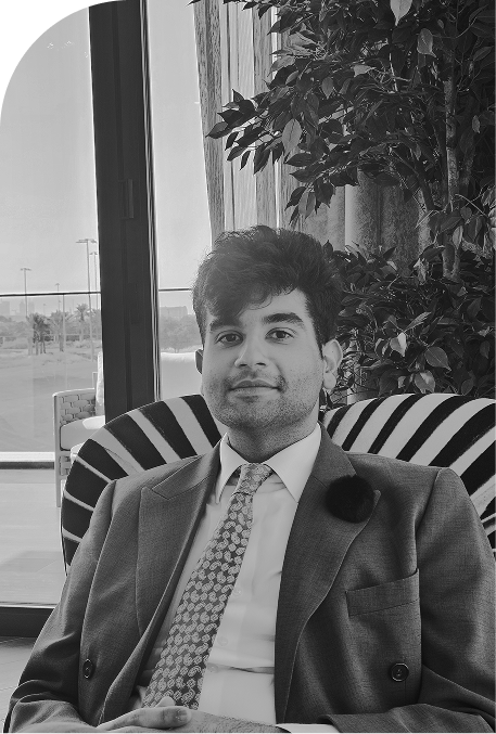 Aryaman in Damac Hills 1, sitting down