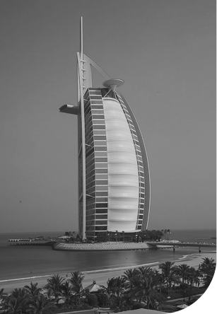 Burj Al Arab, the famous 6-star hotel of Dubai